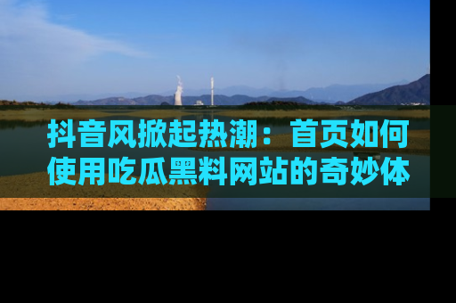 抖音风掀起热潮：首页如何使用吃瓜黑料网站的奇妙体验
