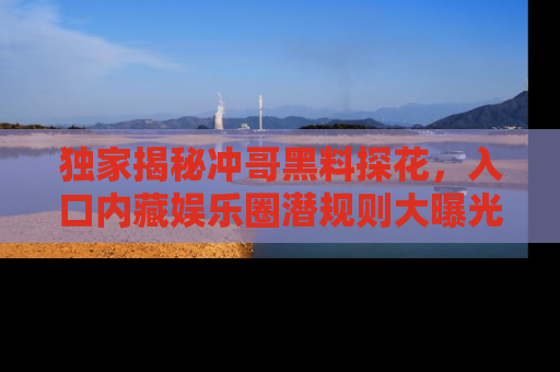 独家揭秘冲哥黑料探花，入口内藏娱乐圈潜规则大曝光