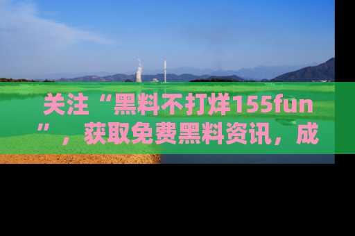 关注“黑料不打烊155fun”，获取免费黑料资讯，成为吃瓜达人不再难！