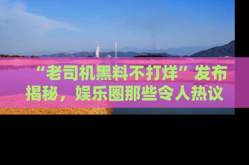 “老司机黑料不打烊”发布揭秘，娱乐圈那些令人热议的黑暗秘密！
