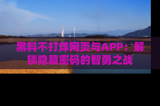 黑料不打烊网页与APP：解锁隐藏密码的智勇之战