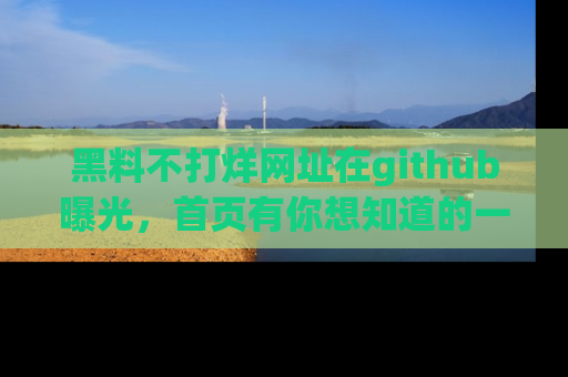 黑料不打烊网址在github曝光，首页有你想知道的一切幽默趣事，快来看看