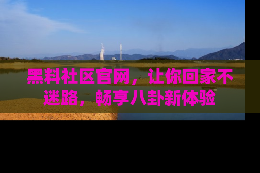 黑料社区官网，让你回家不迷路，畅享八卦新体验