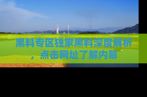 黑料专区独家黑料深度解析，点击网址了解内幕