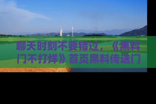 聊天时刻不要错过，《黑料门不打烊》首页黑料传送门一键带你进入奇妙世界！