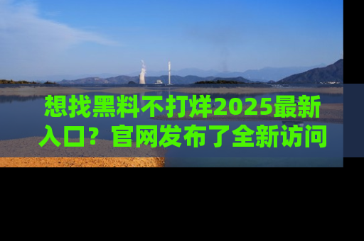 想找黑料不打烊2025最新入口?官网发布了全新访问指南!